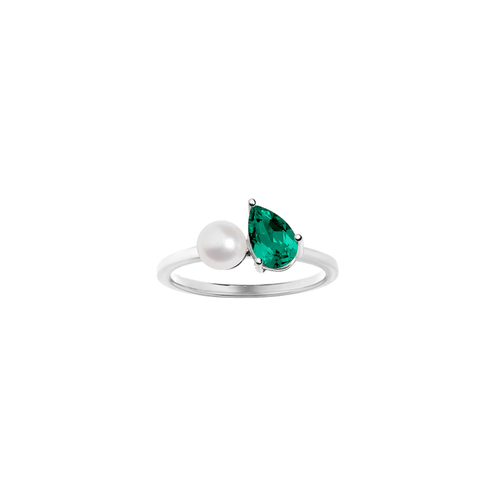 Pearl Toi et Moi Ring