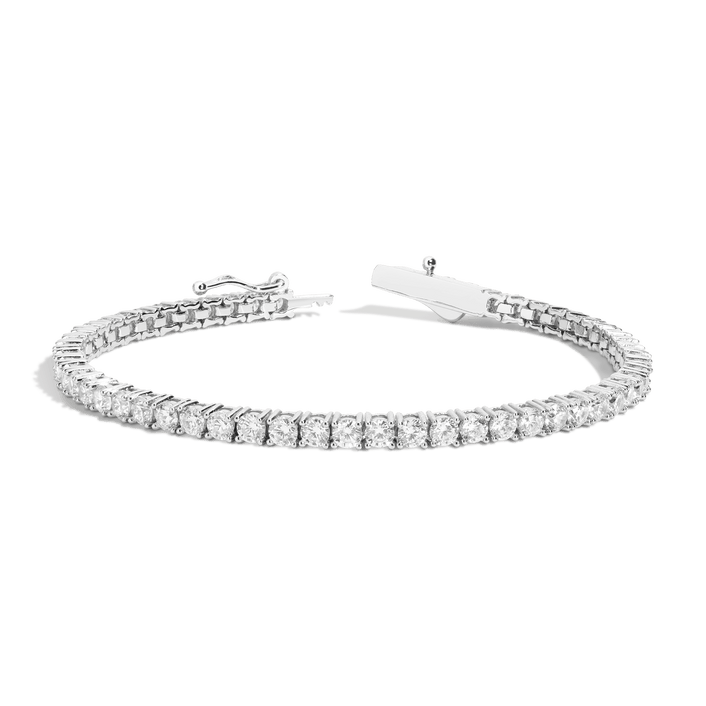White Sapphire Tennis Bracelet