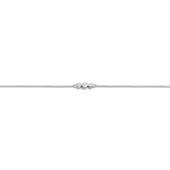 Mini Graduated Lab Grown Diamond Bezel Bracelet