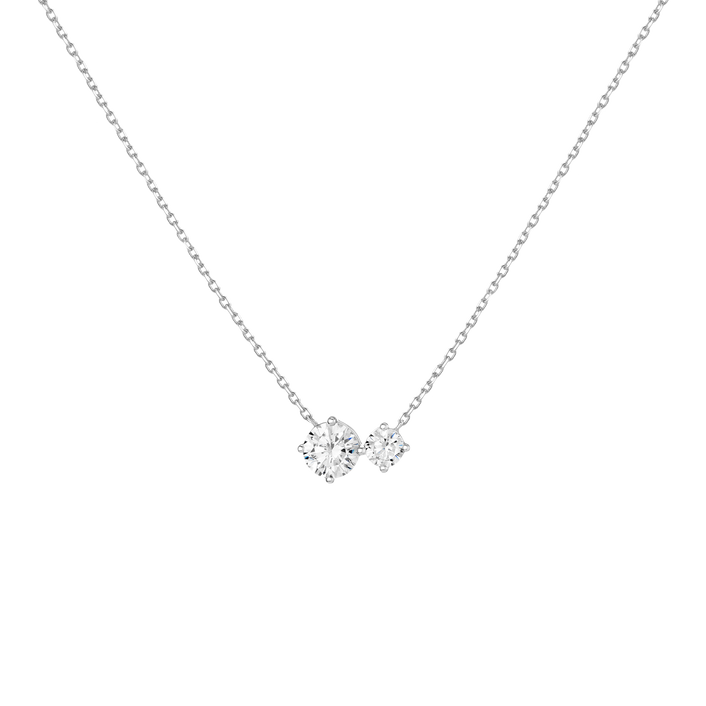 Lab Grown Diamond Duo Necklace