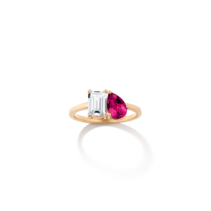 Toi et Moi Gemstone Classic Ring