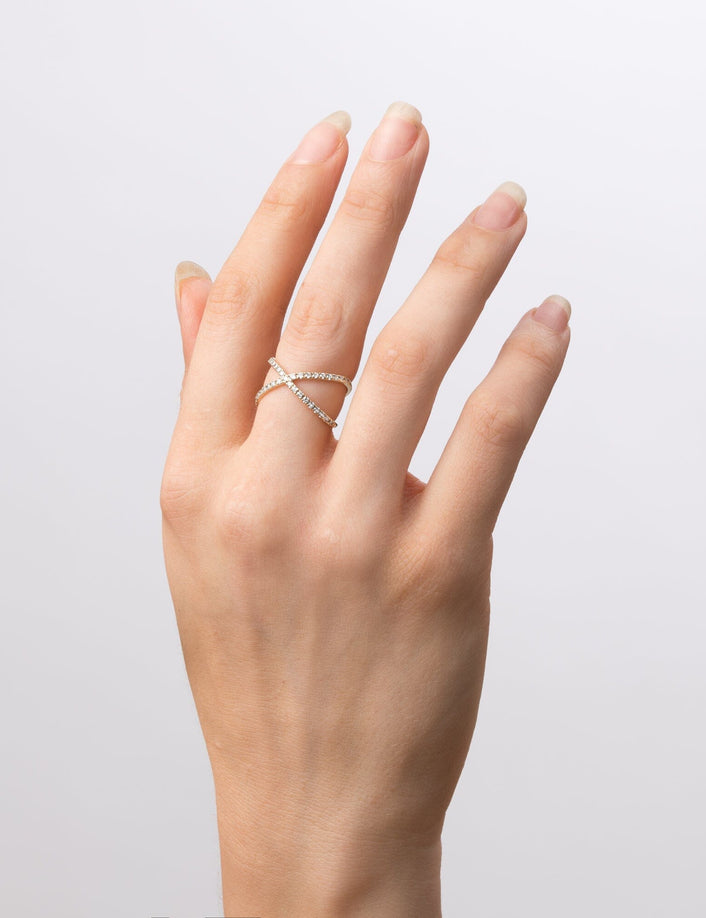 Diamond X Ring