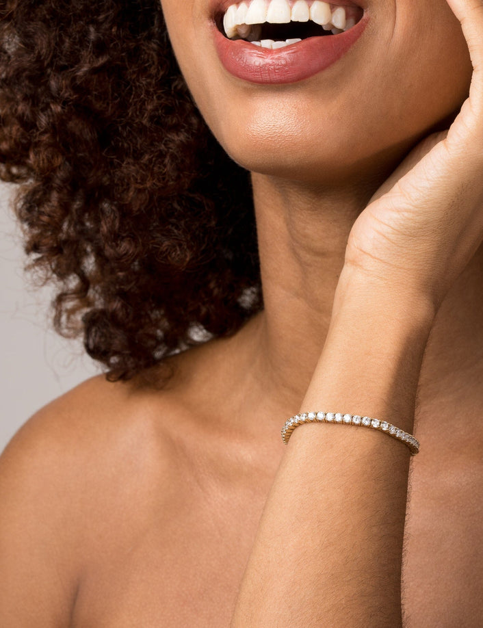 White Sapphire Tennis Bracelet